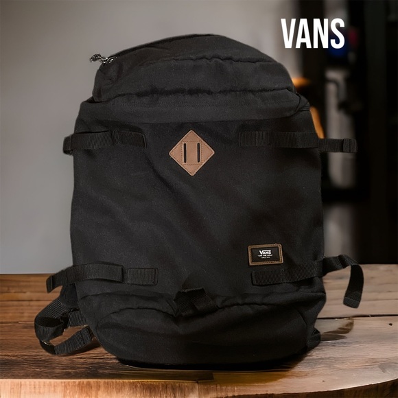 Vans Handbags - Vans Off The Wall Black Clamber Backpack